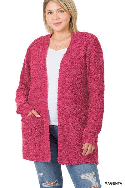 Magenta Cardigan