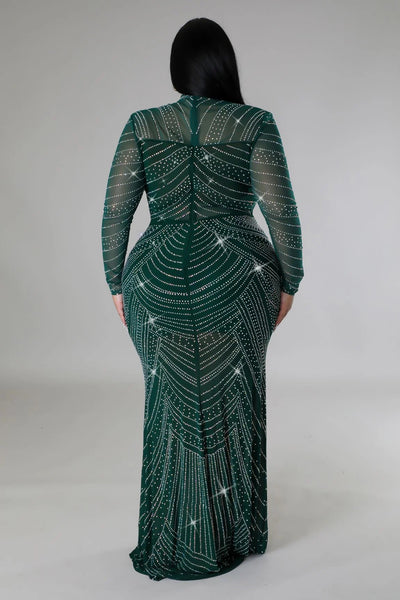 Deep Emerald Allure Gown