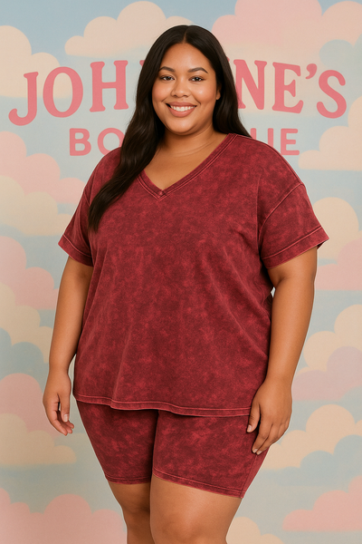 Mineral Wash Short Set