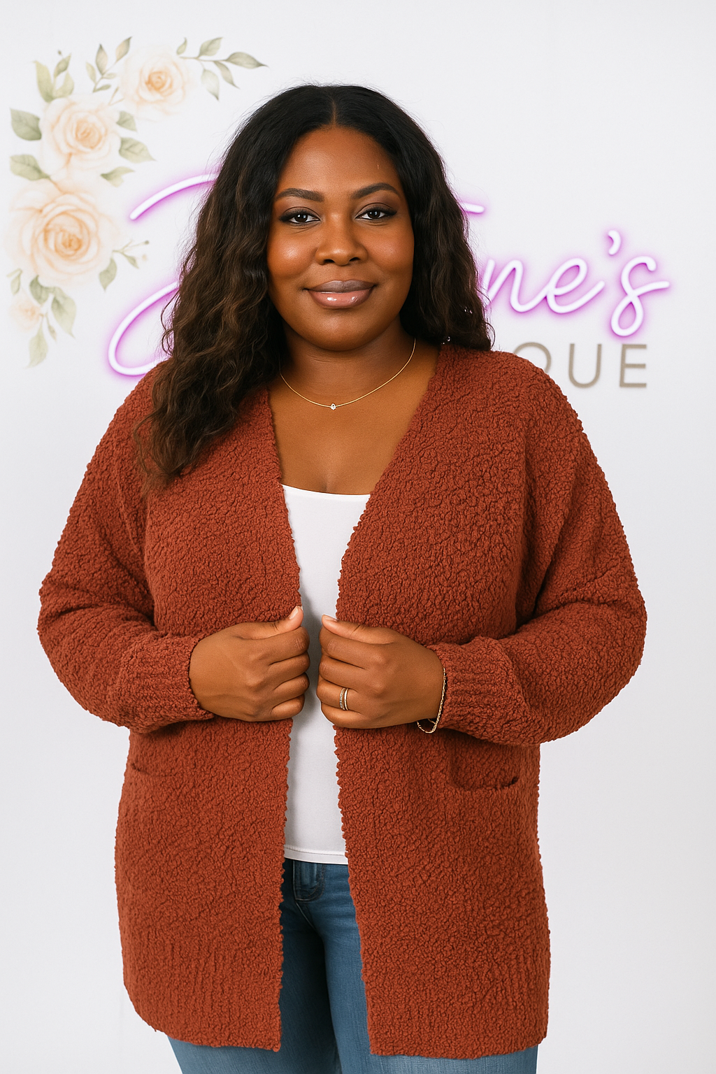 Rust  Cardigan