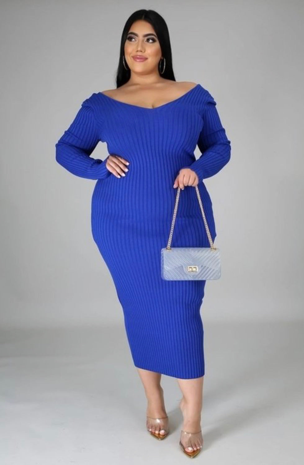 Covered & Classy in Blue - JohntinesBoutique.com