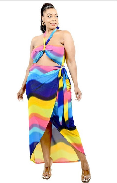 Wavy Summer Dress - JohntinesBoutique.com