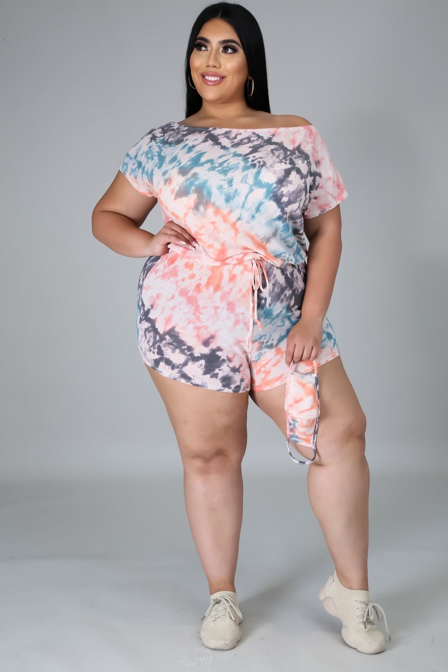 All over Mini romper set - JohntinesBoutique.com